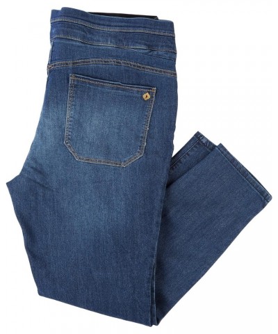 Womens 27 in. Ab-Tech Pull-On Jeans 12 Blue $18.45 Jeans