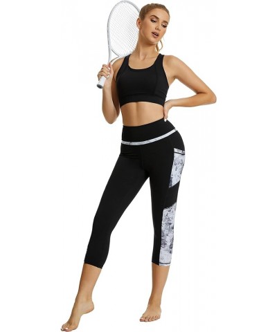 Women's High Waist Yoga Pants with Pockets,Workout Running Yoga Leggings for Women 030 $12.50 Activewear