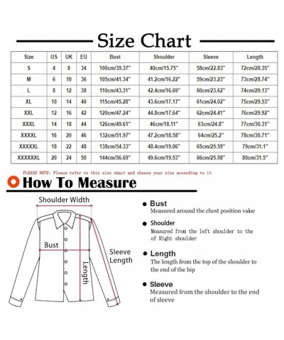 Womens Winter Coats Warm Sherpa Lined Parkas Jacket Horn Buttons Jacket Long Sleeve Pea Coat Plus Size Puffer Down Winter Coa...