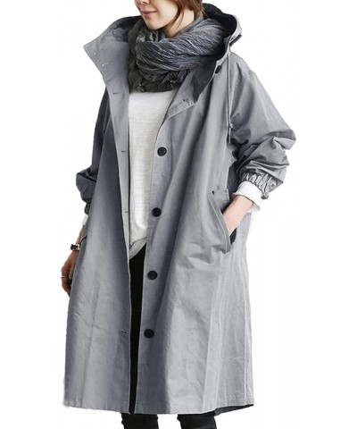 Women's Winter Coats Coat Outwear Womens Elegant Windbreaker Wild Winter Women's Coat Winter Coats for Women Winter I-grey $1...