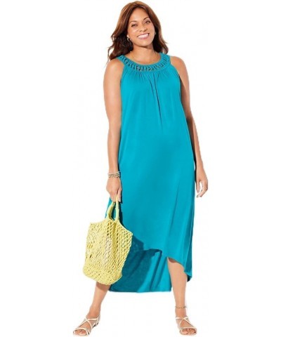 Women's Plus Size Margarita High Low Cover Up Dress Luxury $20.08 Swimsuits