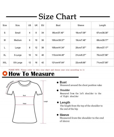 2023 Summer Polo Shirts for Women, Womens Lapel Short Sleeve Slim Fit V Neck Solid Color Blouse Loose Casual Tops with Pocket...