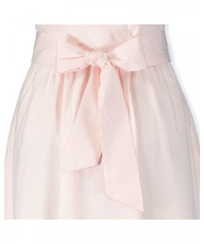 Women's A-Line Seersucker Dress Light Pink Seersucker $21.58 Dresses