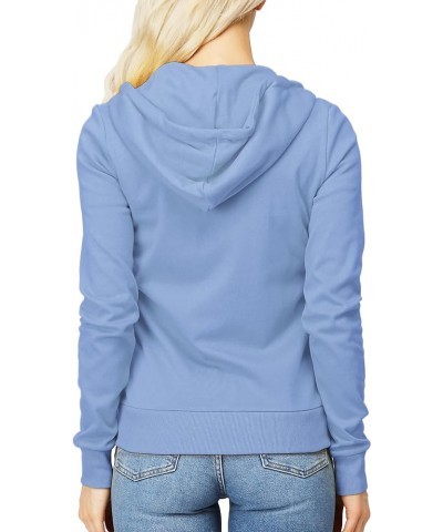 Women's Slim Fit Zip Up Hoodie Lightweight Long Sleeve Kangaroo Pocket Basic Casual wear Oscwohol030-cornflower $16.91 Hoodie...