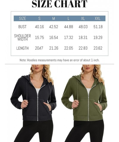 Women's Full Zip Hoodies Fleece Lined Sweatshirts Crop Tops Long Sleeve Jackets with Pockets Orange $21.83 Hoodies & Sweatshirts