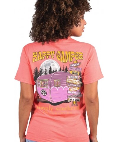 Happy Camper Short Sleeve T-Shirt Sunset $14.57 T-Shirts