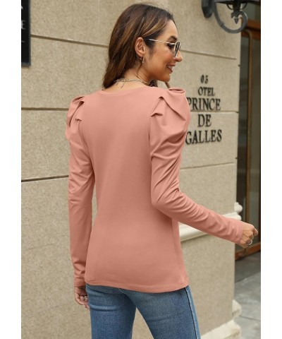 Sweatshirts for Women Crewneck Waffle Knit Sweaters Lace Patchwork Long Sleeve Tops Fall Fashion 2023 03 Pink $8.54 Hoodies &...