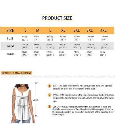 Womens Summer Casual Tank Tops Loose Fit V-Neck Shirts, Printed Henley Shirts Sleeveless Cami Tops Plus Size Paint Tree Ring ...