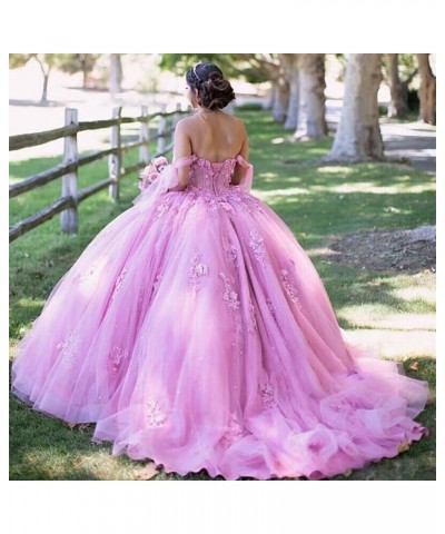 Gorgeous Off Shoulder Quinceanera Dresses Ball Gown Puffy 2023 Lace Prom Dresses Sweet 15 16 Birthday Dresses XXF031 Sage $44...