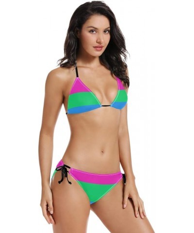 Women's Triangle Bikini Swimsuits Sexy Two Piece Swimwear Set Swimming Bikini Sets Color20 $11.61 Swimsuits