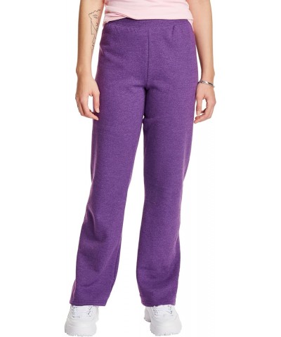 Women's Petite-Length Middle Rise Sweatpants - Large - Violet Splendor Heather $11.60 Activewear