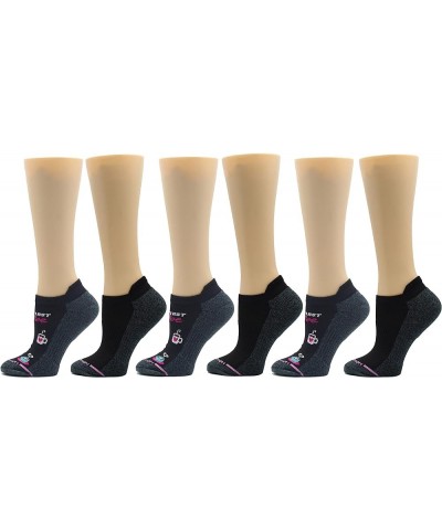 Womens Low Cut Cushioned Breathable Compression Ankle Socks with Arch Support 6 Pairs Black Morning Coffee $20.29 Activewear