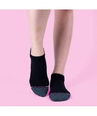 Womens Low Cut Cushioned Breathable Compression Ankle Socks with Arch Support 6 Pairs Black Morning Coffee $20.29 Activewear