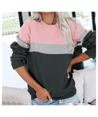 Womens Casual Round Neck Sweatshirt Long Sleeve Top Cute Pullover Loose Version Pullover Sweater Women Hoodie plus D 6 $9.27 ...