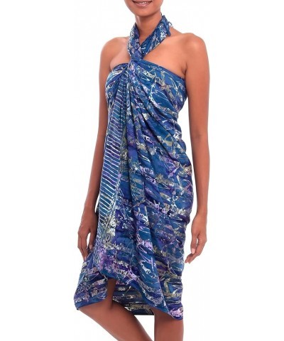 Batik 100% Rayon Sarong Purple $20.76 Swimsuits