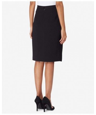 Womens Asymmetric Faux Wrap Pencil Skirt Black 4 $14.35 Skirts