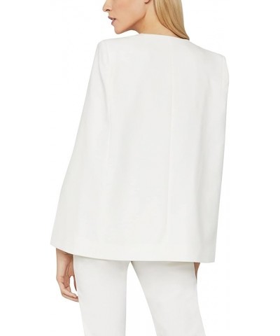 Women's Blazer with Long Cape Sleeves Off-white $75.87 Blazers