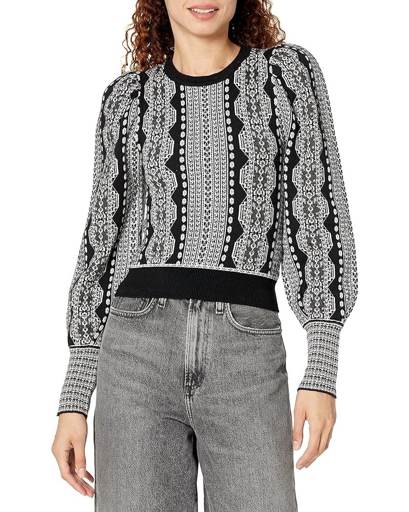 Women's Woman Knit Sweat Jacket Black $35.75 Jackets