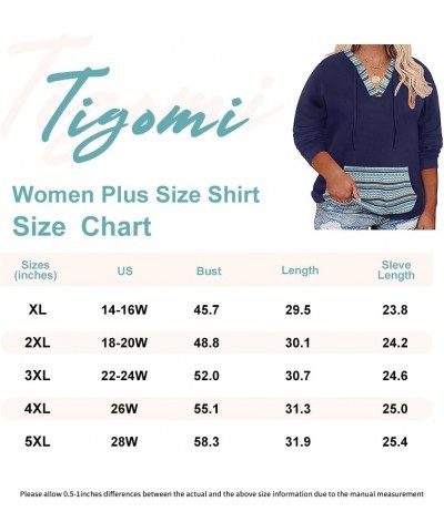 Plus Size Drawstring Hoodies Women Raglan Sweatshirt Round Neck Colorblock Tops Autumn Fall Winter Hoodie XL-5XL 14-28 9_ F10...