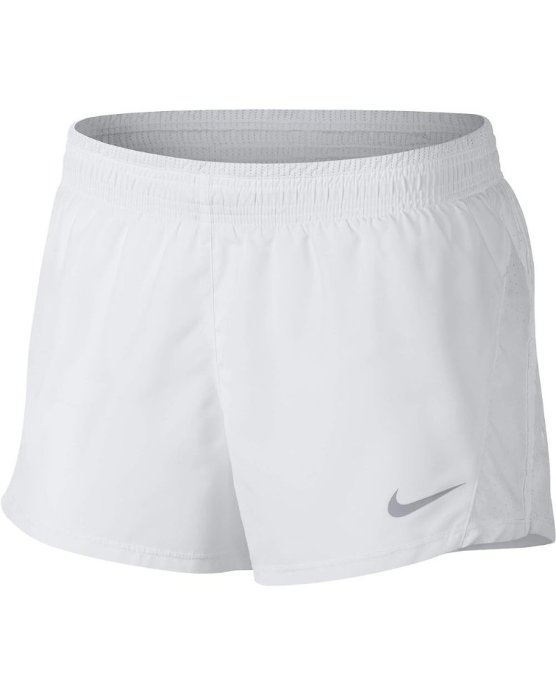 Women's 10k Short White/White/White/Wolf Grey $14.74 Activewear