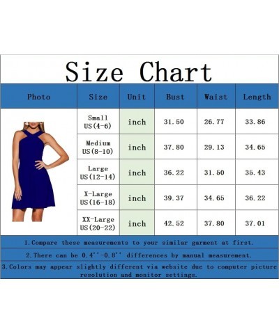 Women's Summer Casual Sexy Dress Scoop Neck Slim Fit Half Short Sleeve Bodycon Mini Dresses Blue6003 $16.82 Dresses