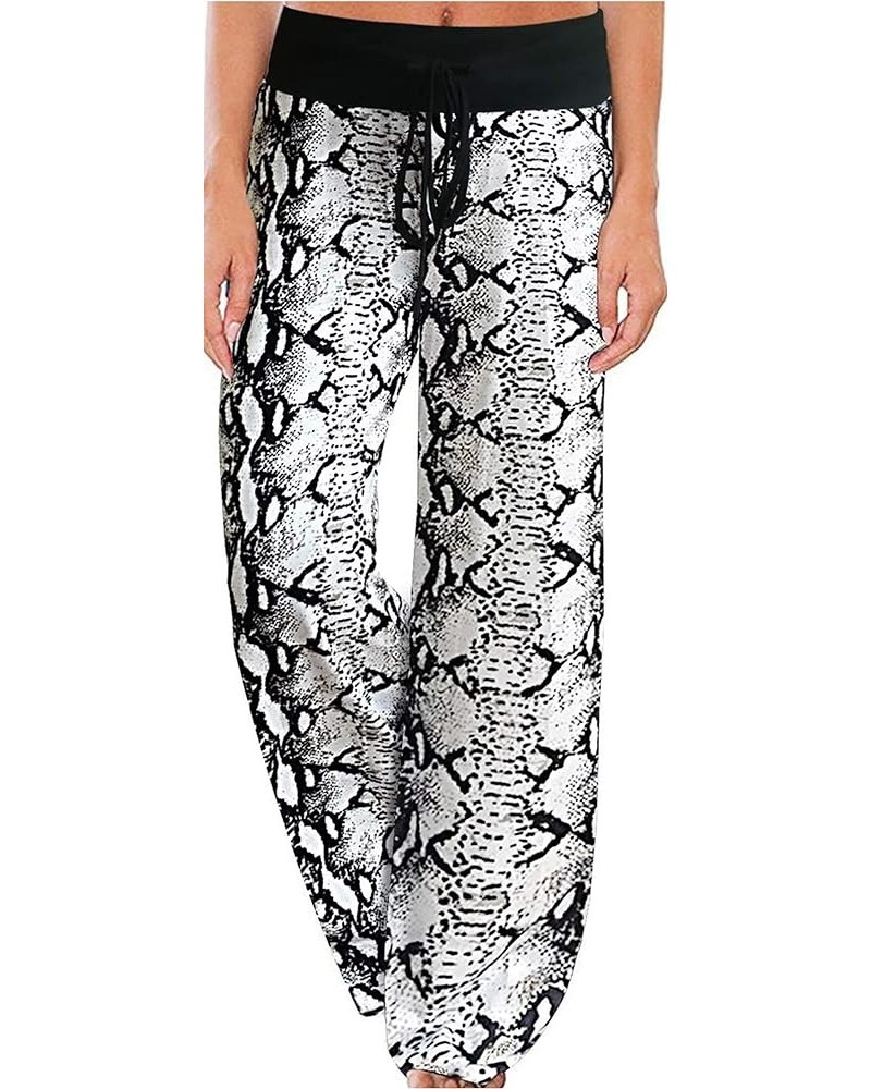 Women's Comfy Pajama Pants Casual Lounge Pant Wide Leg Palazzo Stretch Drawstring Bottoms 20 $12.09 Sleep & Lounge