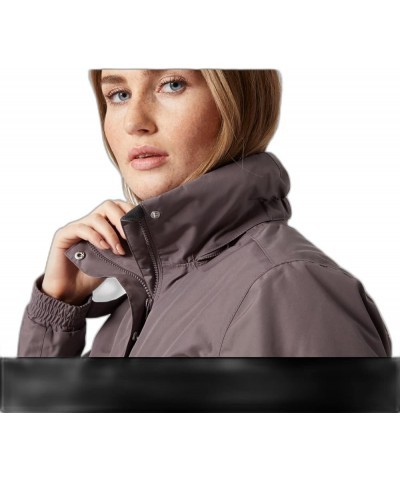 Womens Aden Insulated Waterproof Windproof Breathable Long Length Packable Hood Rain Coat Jacket 656 Sparrow Grey $53.35 Coats