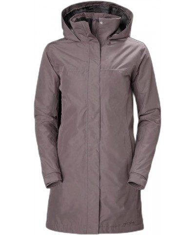 Womens Aden Insulated Waterproof Windproof Breathable Long Length Packable Hood Rain Coat Jacket 656 Sparrow Grey $53.35 Coats