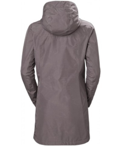 Womens Aden Insulated Waterproof Windproof Breathable Long Length Packable Hood Rain Coat Jacket 656 Sparrow Grey $53.35 Coats