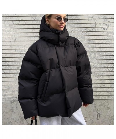 Women's Packable Down Jacket Hooded Puffer Jacket Lightweight Winter Coat Adult Medium Winter Coat A-black $26.26 Jackets