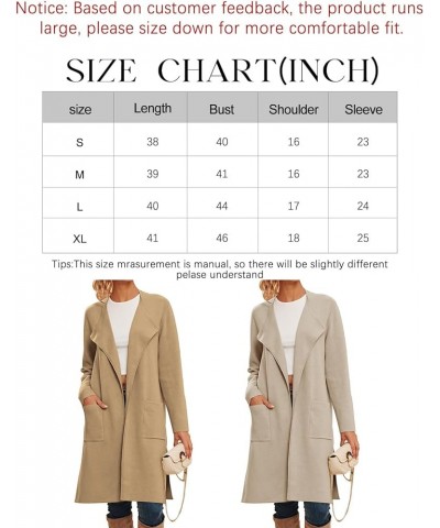 Women's Long Knit Wool Cardigan Sweaters Oversized Fall Dressy Coatigan 2023 Winter Coat Casual Light Jackets Green $25.51 Ja...