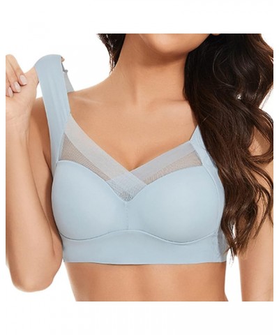 Sports Bras for Women Full Coverage Plus Size No Underwire T-Shirt Bra Lightly Lined Beauty Back Smoothing Comfort Underwear ...