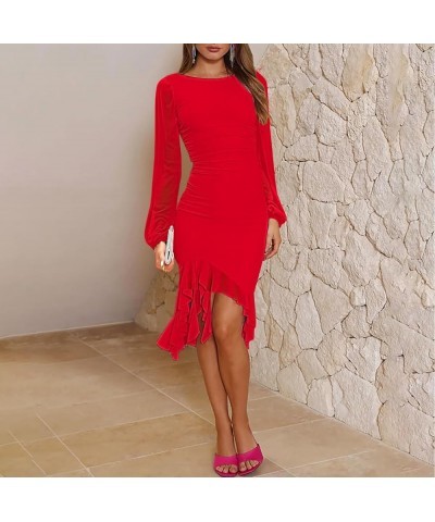 Skirt Sets Women 2 Piece Outfits Sexy Bodycon Tank Square Neck Ribbed Sexy Two Piece Outfit Party Dress for Women Da Red $24....