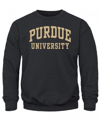 Crewneck Sweatshirt for College, Classic Logo, Color, Adult Unisex Large Purdue Boilermakers - Black $25.41 Sweatshirts