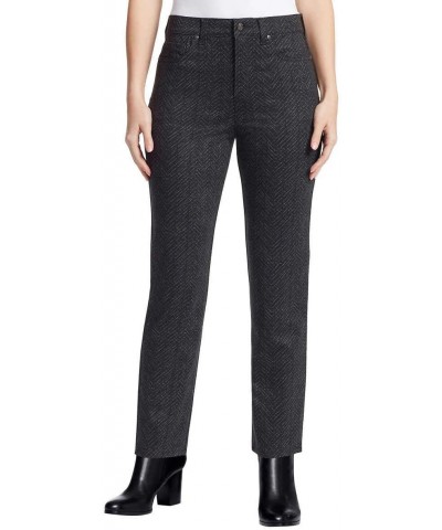 Glorias Vanderbilt Women's Amanda Ponte Knit Pant, Black, Faded Chevron (16) $20.25 Pants