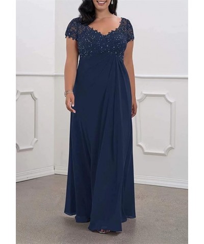 Plus Size Mother of The Bride/Groom Dresses for Wedding Short Sleeve Chiffon Formal Evening Party Gowns Gold $35.25 Dresses