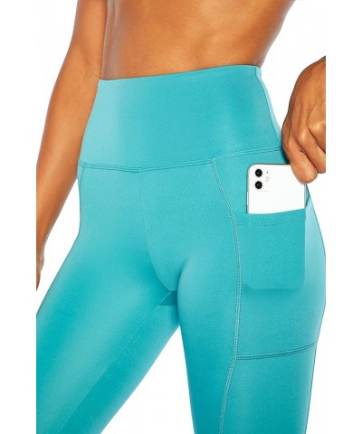 Women's High Rise Side Pocket Ankle Legging Digital Teal $12.62 Activewear