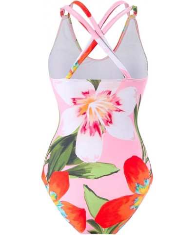 Women's Swimsuits Tummy Control Casual Sexy Slim Fit Fashion Printed Split Bikini Beachwear Suit Two Piece Swimsuits 13-light...