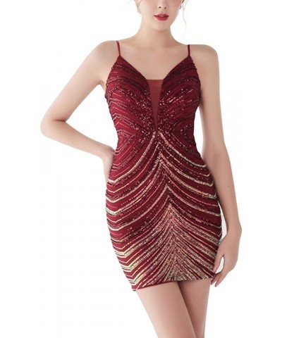 Women's Cocktail Dresses Flapper Dresses 20s Gatsby with All-Over Fringe Mini Dresses Feather Prom Party Dress Z-wine $21.60 ...