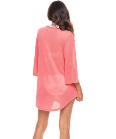 Bell Sleeve V Neck Tunic Black $16.80 Swimsuits