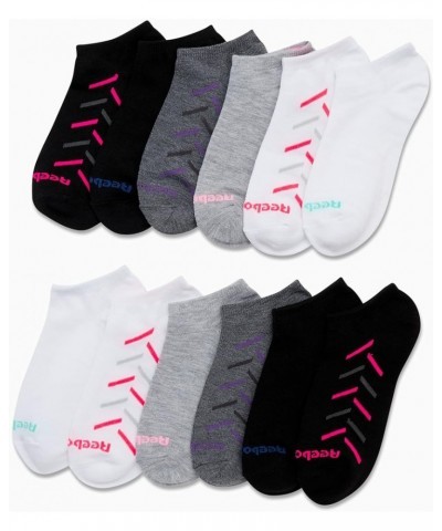 Women's Athletic Socks - Performance Low Cut Socks (12 Pack) White/Grey/Black $11.04 Activewear