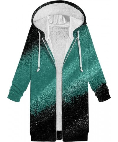 Zip Up Hoodie Women Fall Outwear Vintage Coat Hooded Activewear Printed Casual Jacket Sweatshirts with 2-sky Blue $10.97 T-Sh...