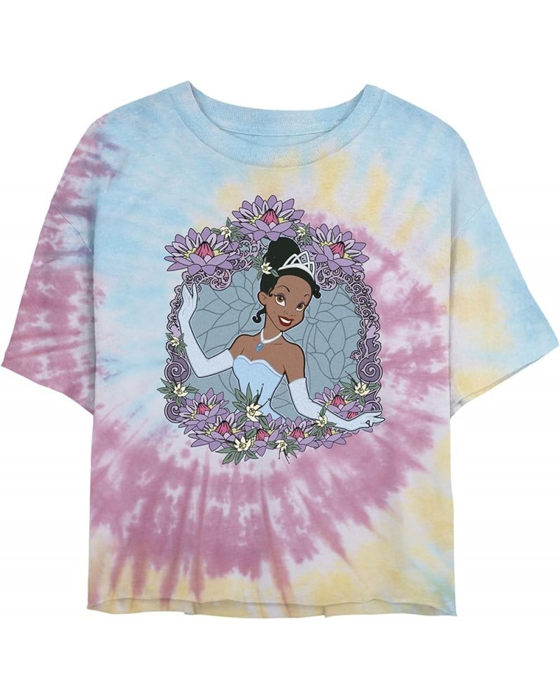 Disney Princess Tiana Love Women's Fast Fashion Short Sleeve Tee Shirt Blu/Pnk/Ly $12.00 T-Shirts