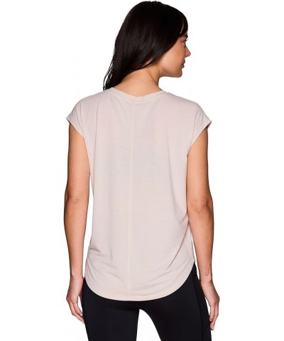 Active Women's Fashion Athletic Short Sleeve Flowy Yoga T-Shirt S21 Sand $9.39 Activewear