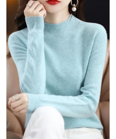 Cashmere Sweaters for Women 100% Cashmere Long Sleeve Crew Neck Soft Warm Pullover Knit Jumpers Wool Sweater Wine Red $15.51 ...