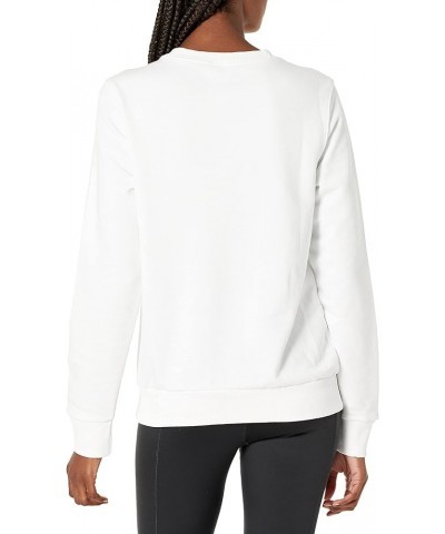 Women's Big Logo Crewneck Sweatshirt White/Black Logo $18.60 Activewear